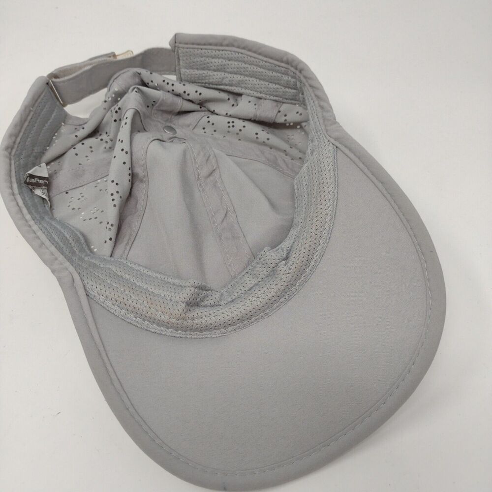 Layer Strapback Hat Gray Osfa Adjustable Laser Cu… - image 7